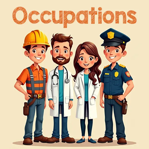 Cover for  Occupations (vocabulary)