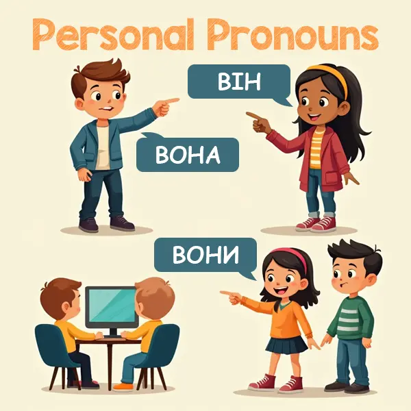 Cover for Personal Pronouns
